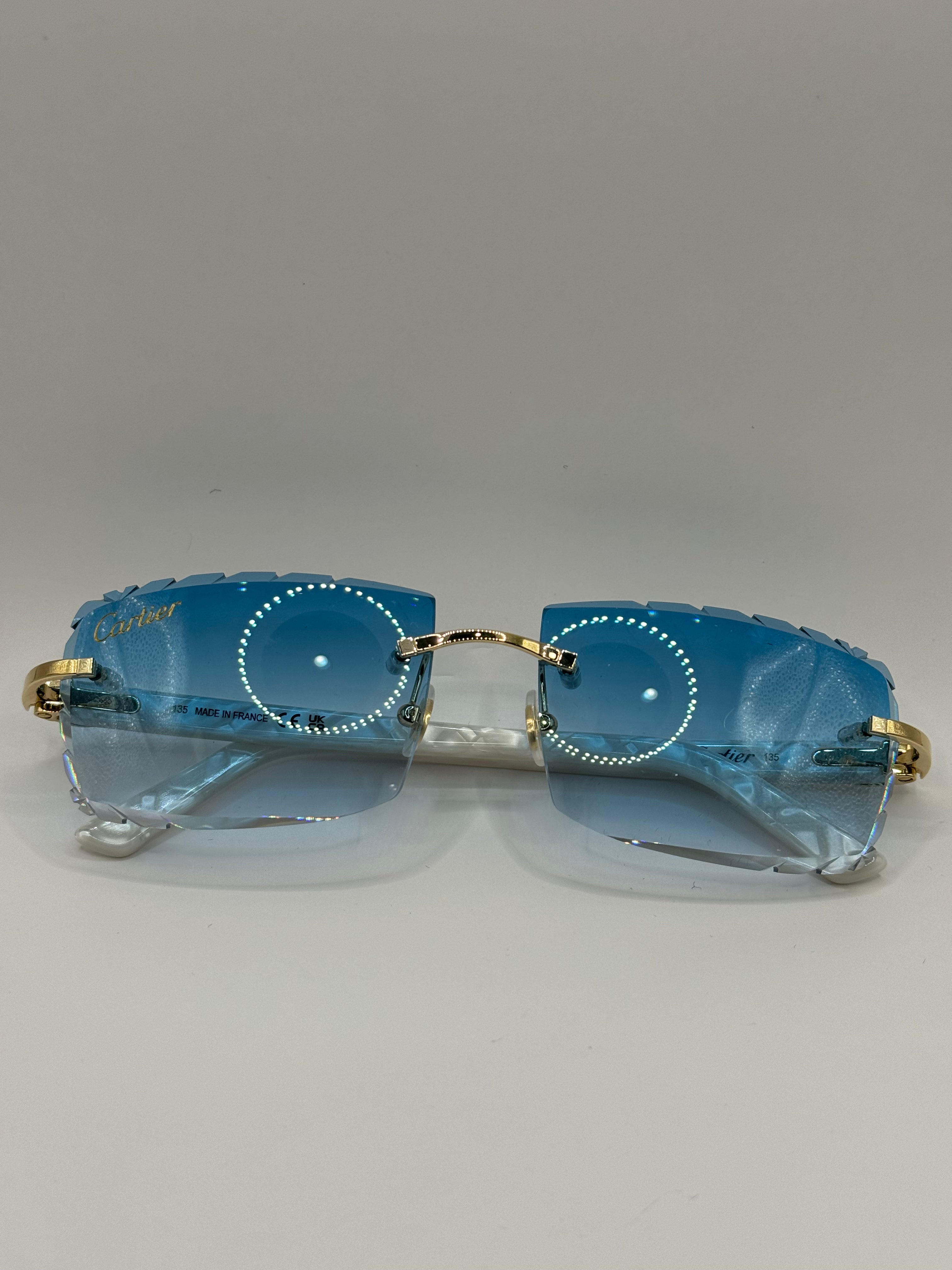 Custom Cartier pearl stick sunglasses Ralph s Jewelers