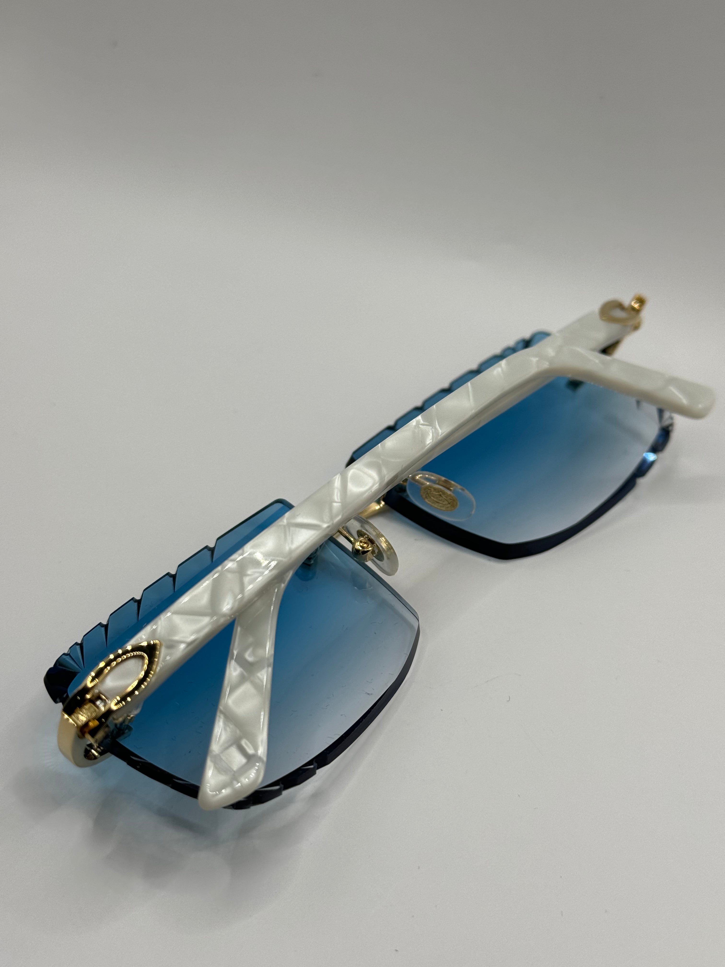 Custom Cartier pearl stick sunglasses