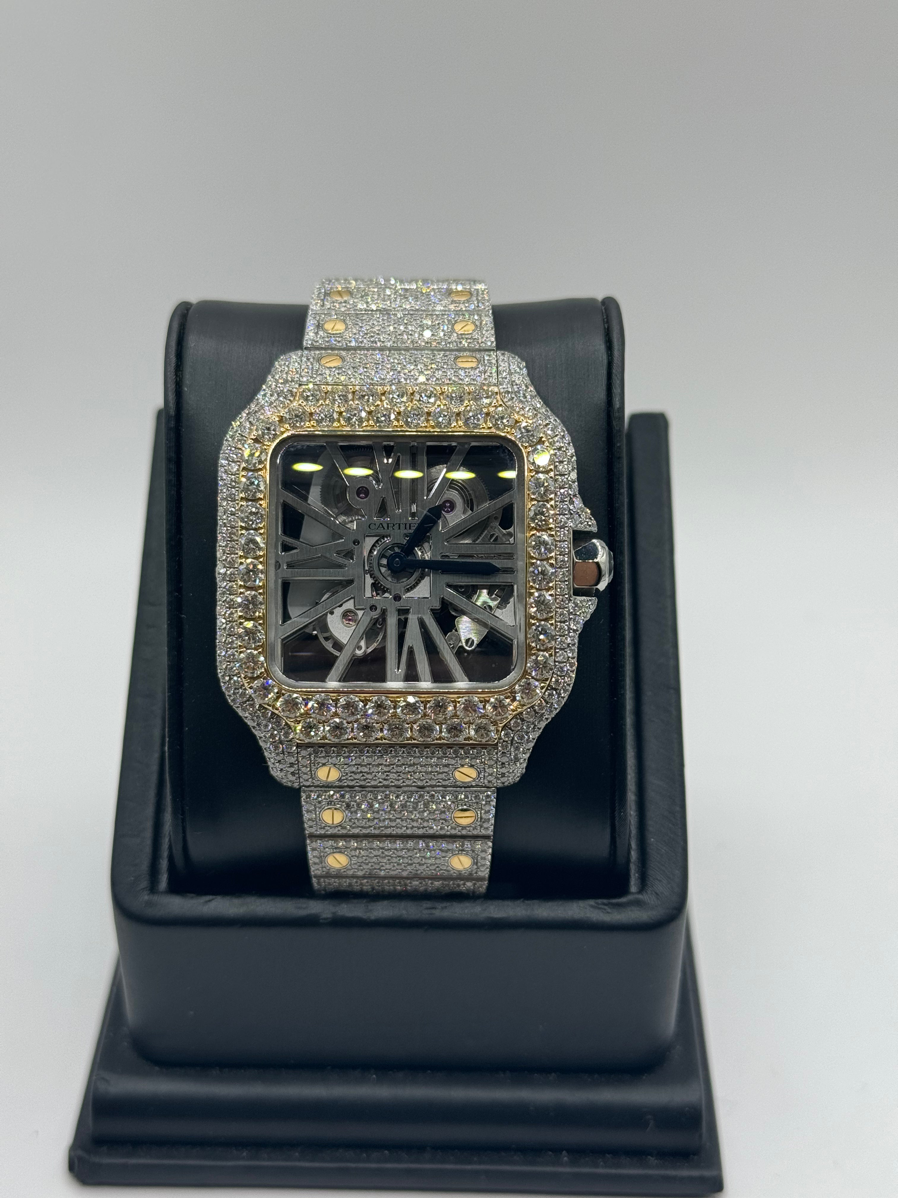 Cartier Santos 40mm Skeleton Tone – Ralph's Jewelers