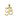 10k Gold Small Script Initial Charm Pendant (Available from A- Z)