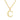 10K Yellow Gold Diamond Cut A - Z Alphabet Initial Letter Charm Pendant (Small Size)