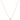 14K Yellow Gold (0.12) 1/8CTW Single Bezel Set VS Diamond Necklace (16-20 in) Adjustable