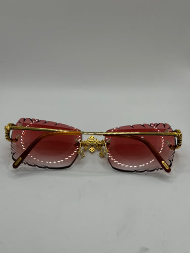 Custom Diamond Cross Cartier Sunglasses
