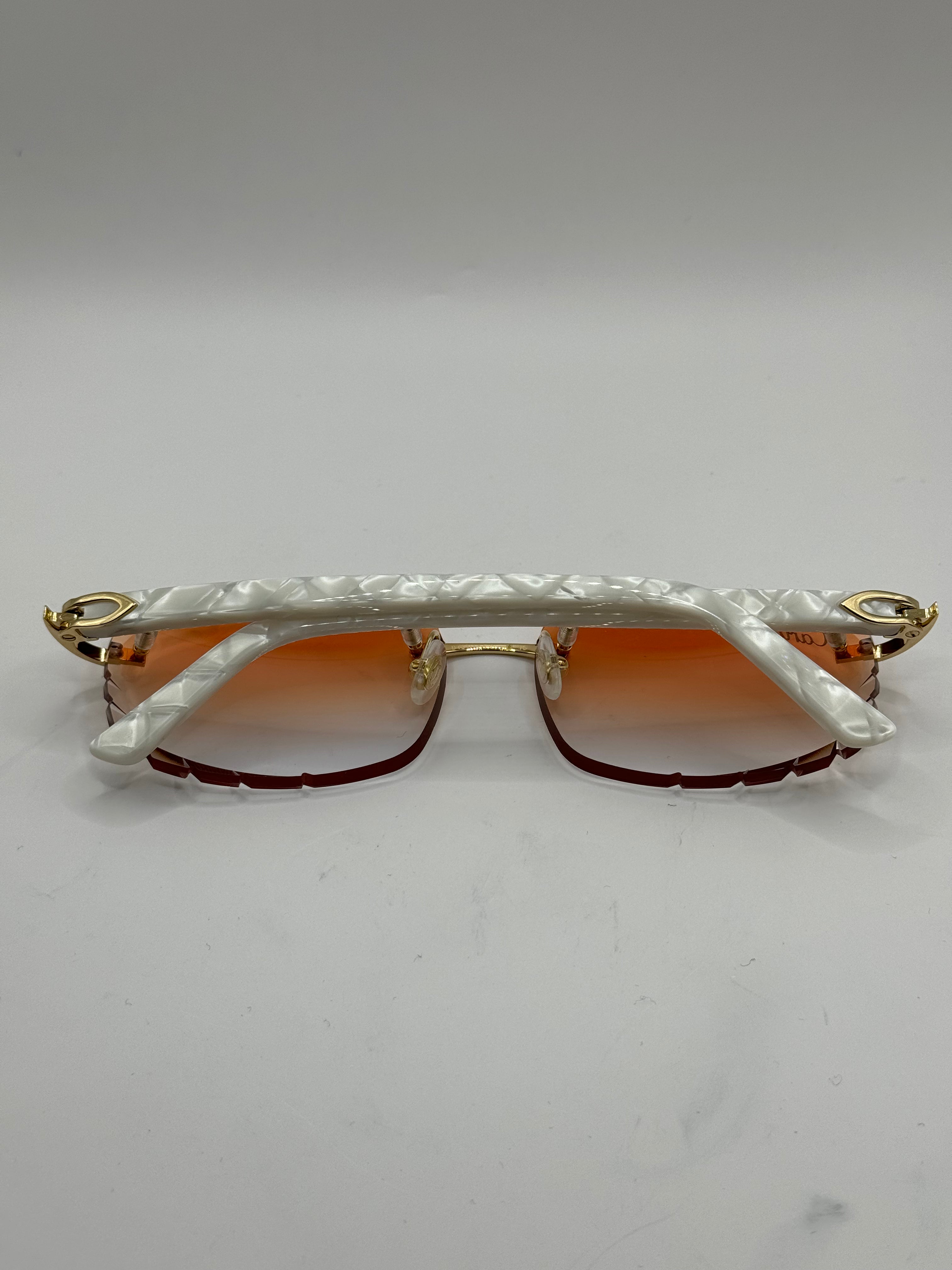 Custom Cartier pear stick sunglasses