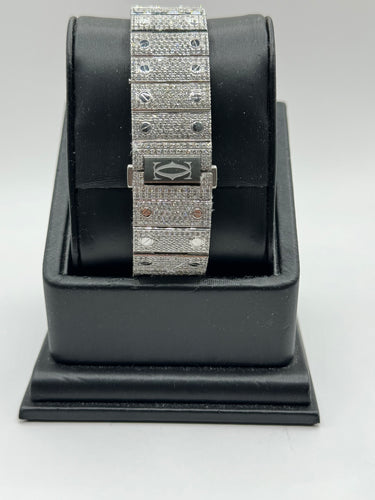 Cartier Santos 40mm iced out