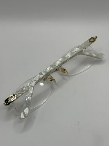 Cartier Pearl Sticks Clear sunglasses