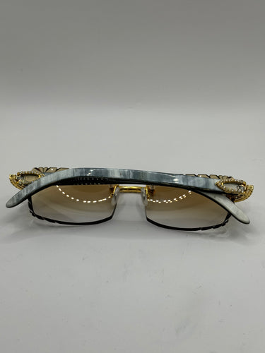 Custom Diamond Cartier Buffs sunglasses