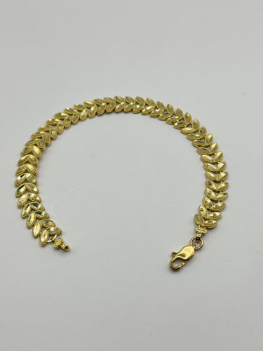 10k Fancy Ladies Bracelet