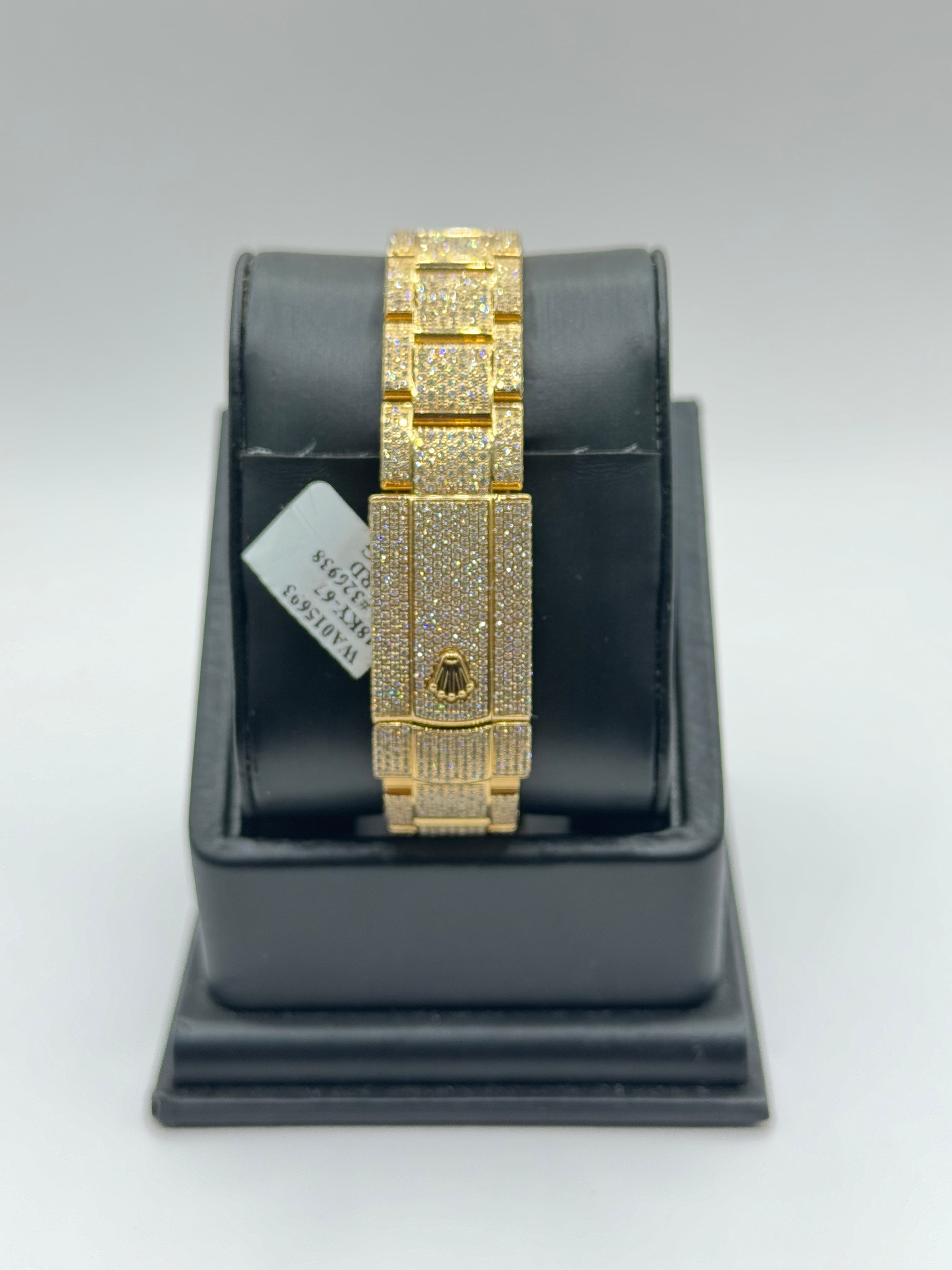 Rolex Sky-dweller All Gold:Iced Out 326938