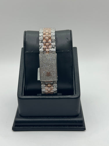 Rolex DateJust 36mm 1601 iced out APX 11.50ctw