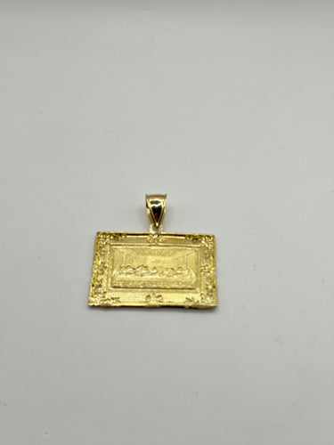 10k Last Supper Pendant size M