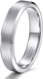 4mm 6mm 8mm Tungsten Carbide Ring