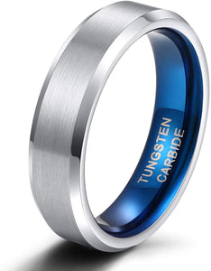4mm 6mm 8mm Tungsten Carbide Ring