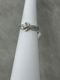 14k Engagement Ring 3 stone style.50ctw