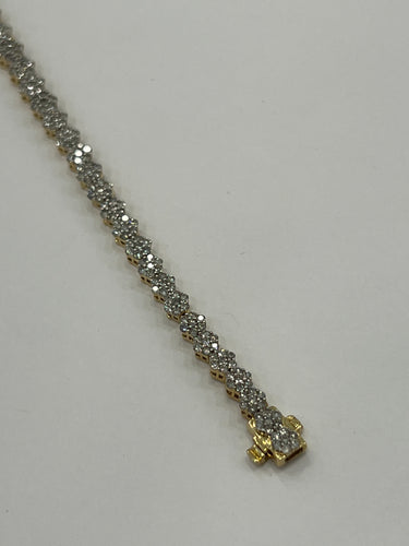 14k Tennis bracelet 3.00 ctw