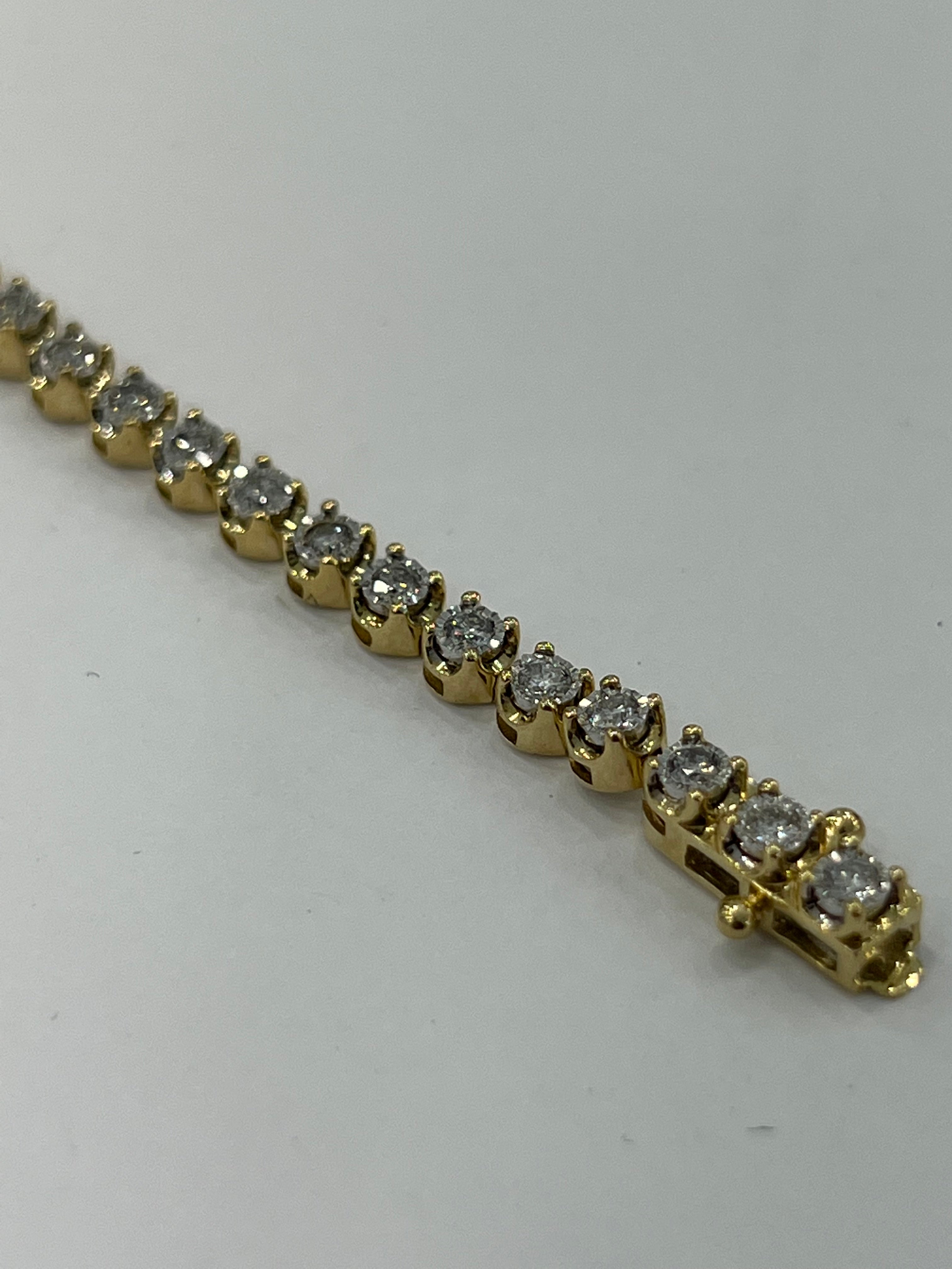 10k Diamond Tennis Bracelet 2.00ctw