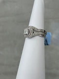 14k Engagement ring set princess cut .65ctw