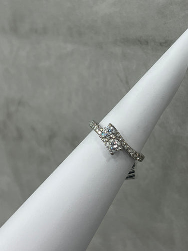 14k Engagement Ring 2 Stone style 1.00ctw