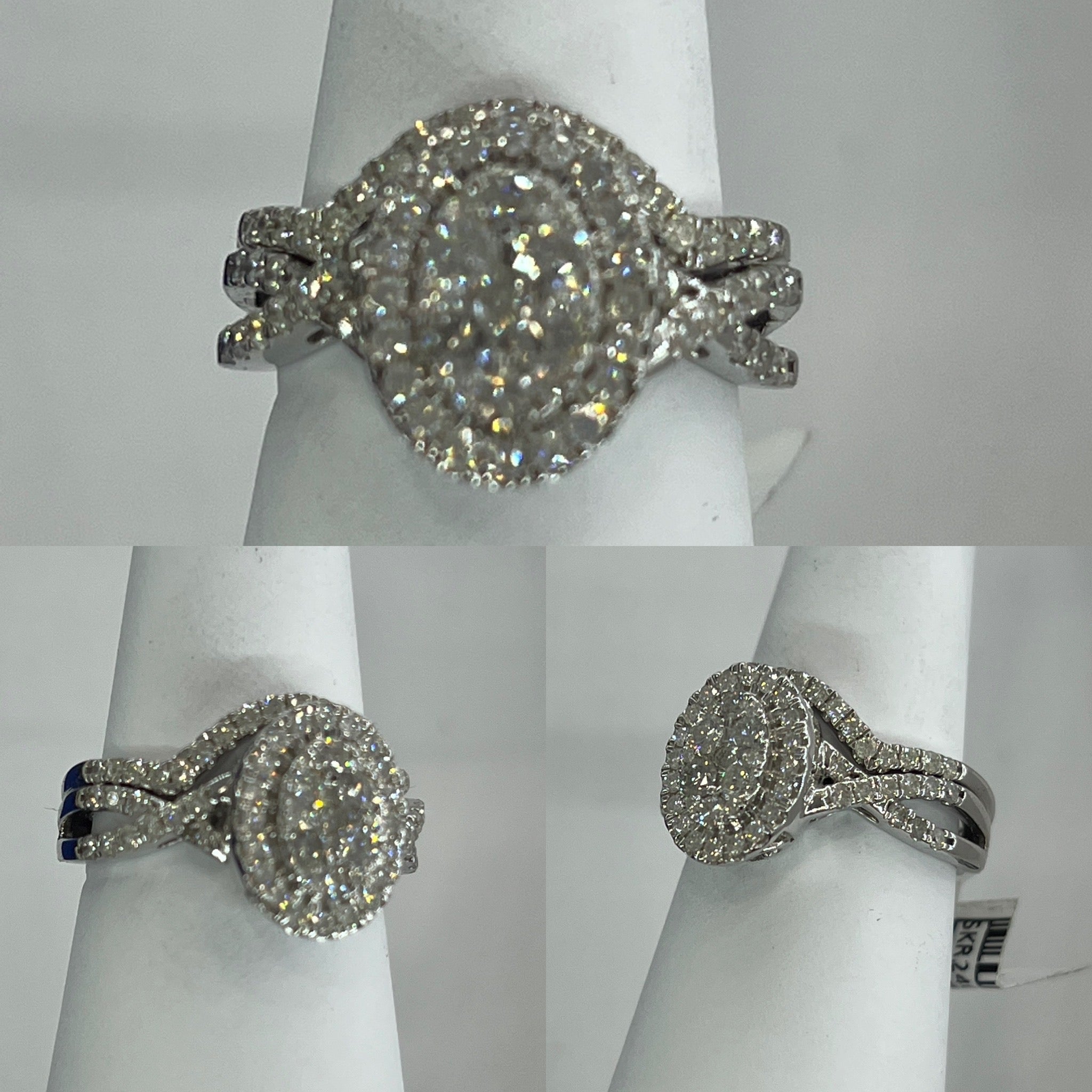 10k Engagement Ring Oval 1.00ctw