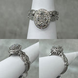 14k Engagement Ring Oval 1.00ctw
